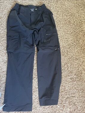 Arctix Men's Black Convertible Cargo Hiking Pants